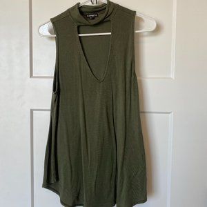Express cut out tank top